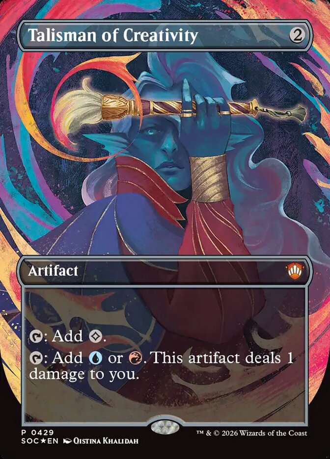 Talisman of Creativity, Secrets Of Strixhaven Commander Card Art