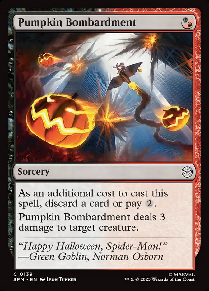 Pumpkin Bombardment, Marvel'S Spider-Man Card Art