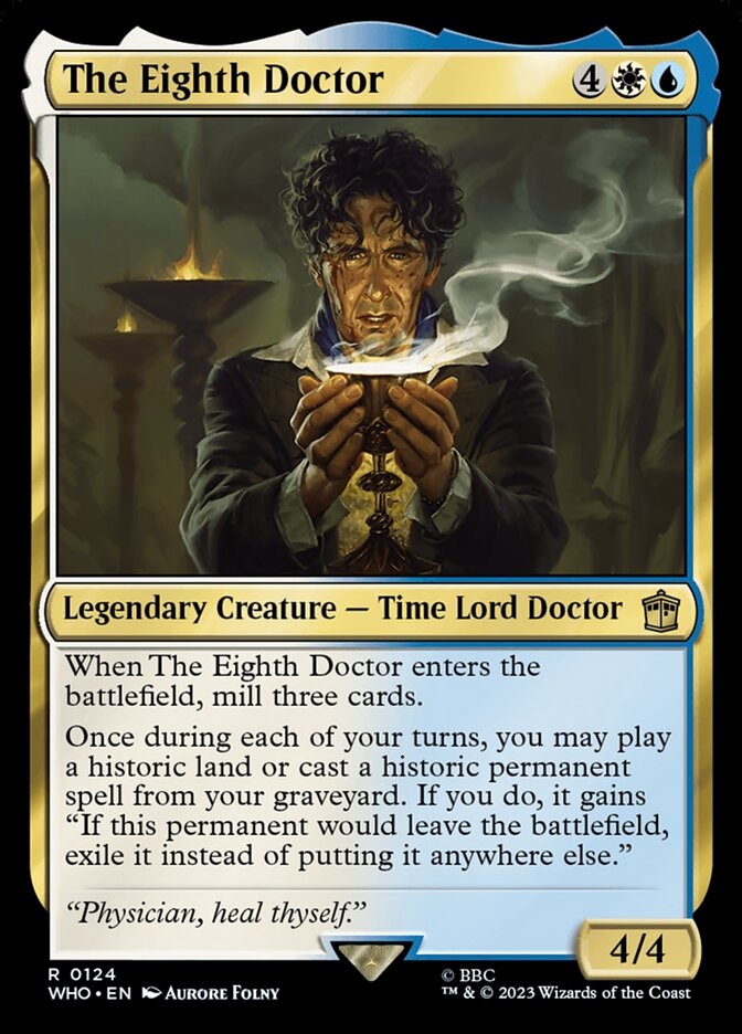 The Eighth Doctor, Doctor Who Card Art
