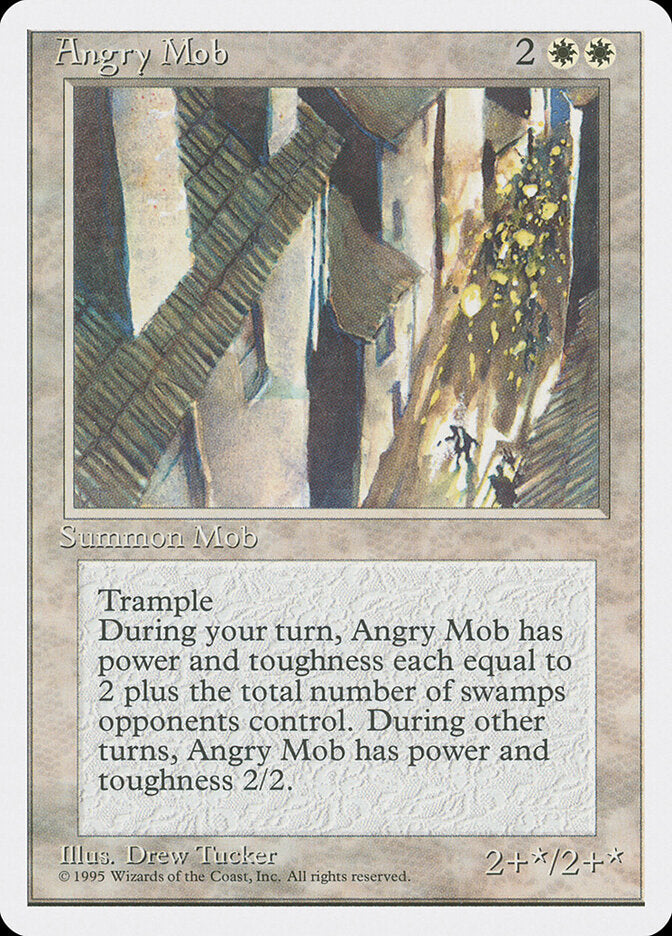 Angry Mob, Fourth Edition Card Art