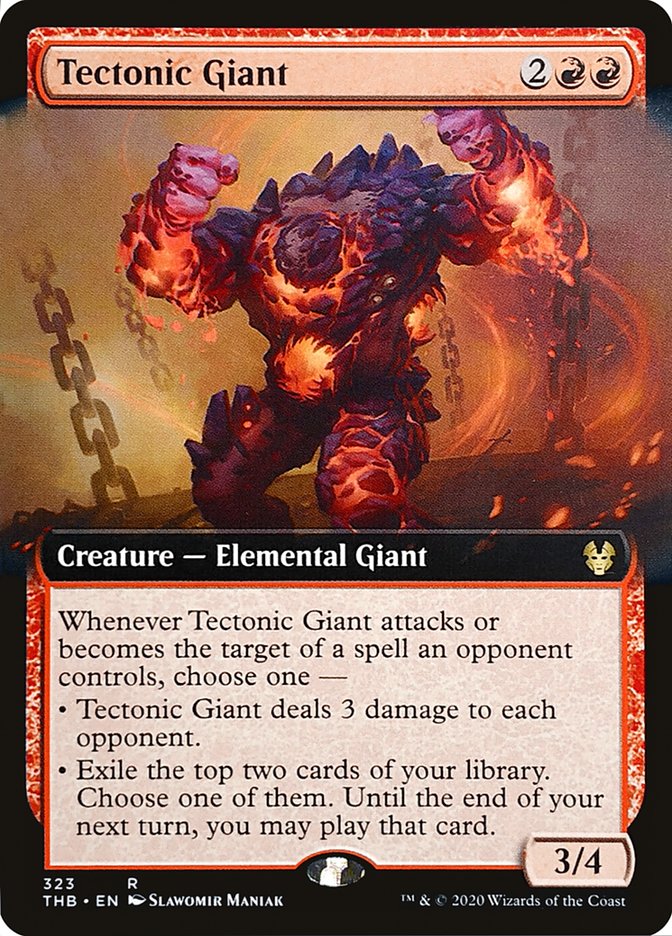Tectonic Giant, Theros beyond death Card Art