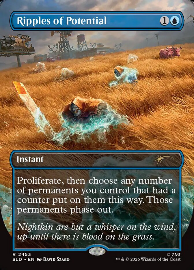 Ripples of Potential, Secret Lair Drop Card Art