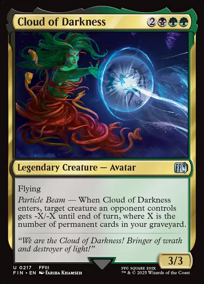 Cloud of Darkness, Final fantasy Card Art