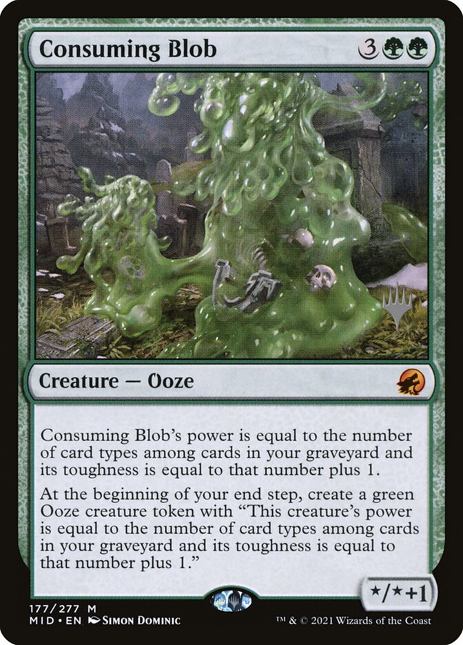 Consuming Blob, Innistrad: midnight hunt promos Card Art
