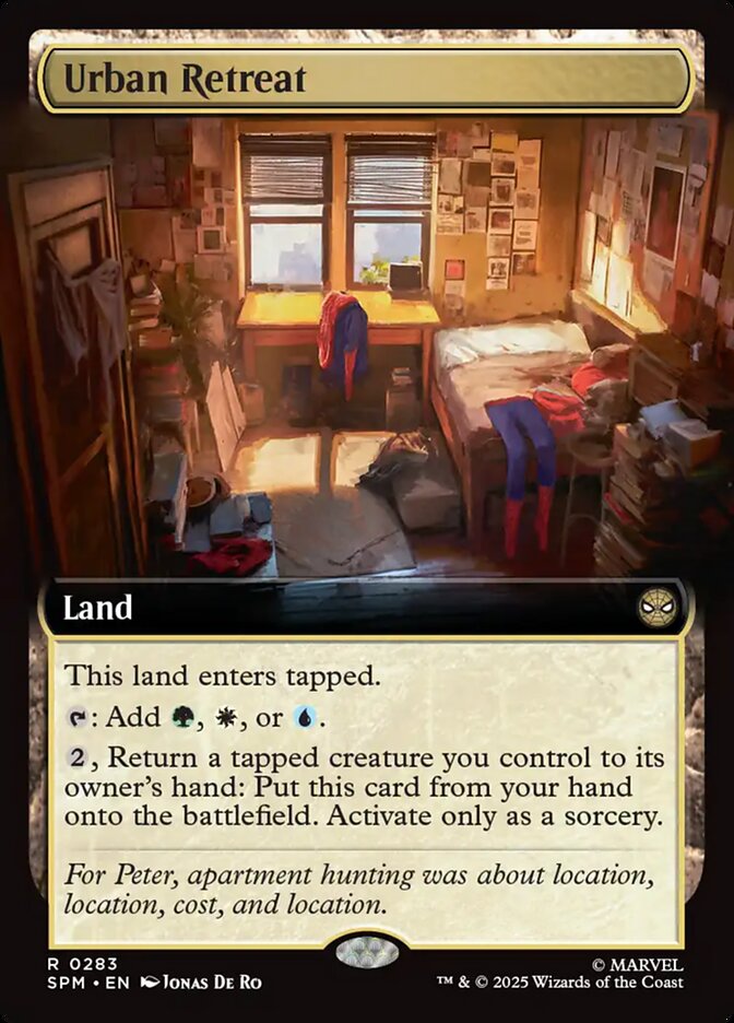 Urban Retreat, Marvel'S Spider-Man Card Art