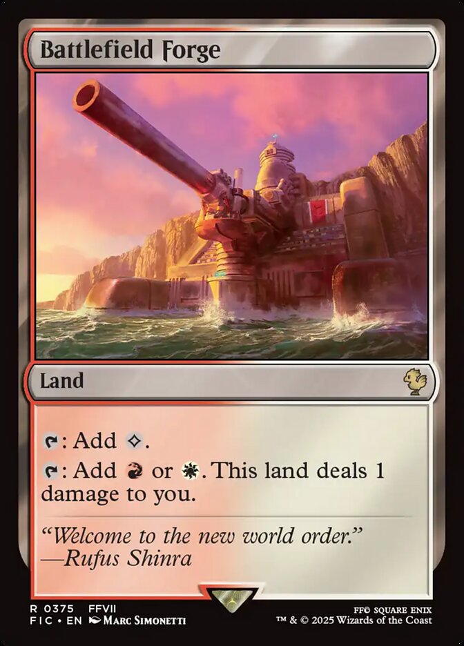 Battlefield Forge, Final fantasy commander Card Art