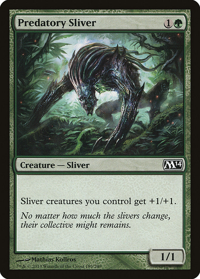 Predatory Sliver, Magic 2014 Card Art
