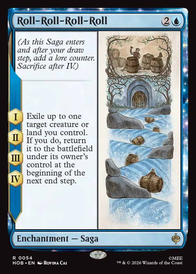 Roll-Roll-Roll-Roll, The Hobbit Card Art