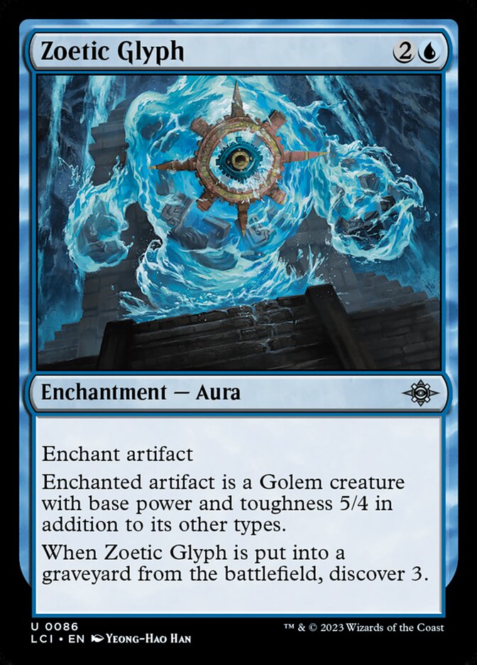 Zoetic Glyph, The lost caverns of ixalan Card Art