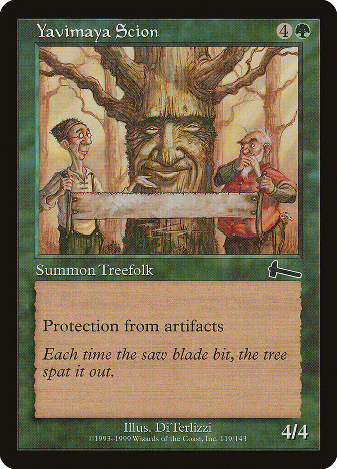 Yavimaya Scion, Urza's legacy Card Art