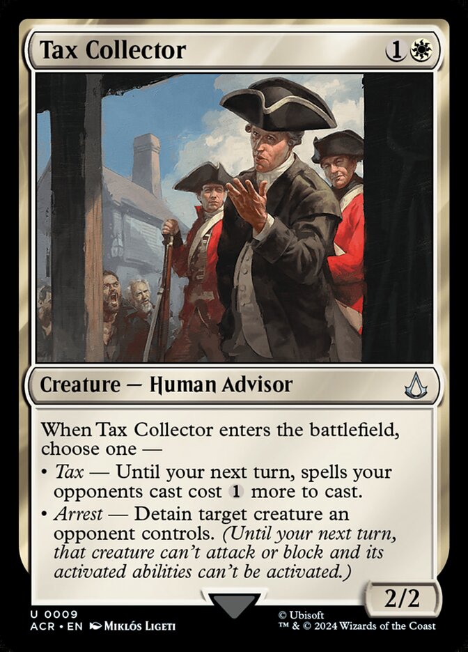 Tax Collector, Assassin's creed Card Art