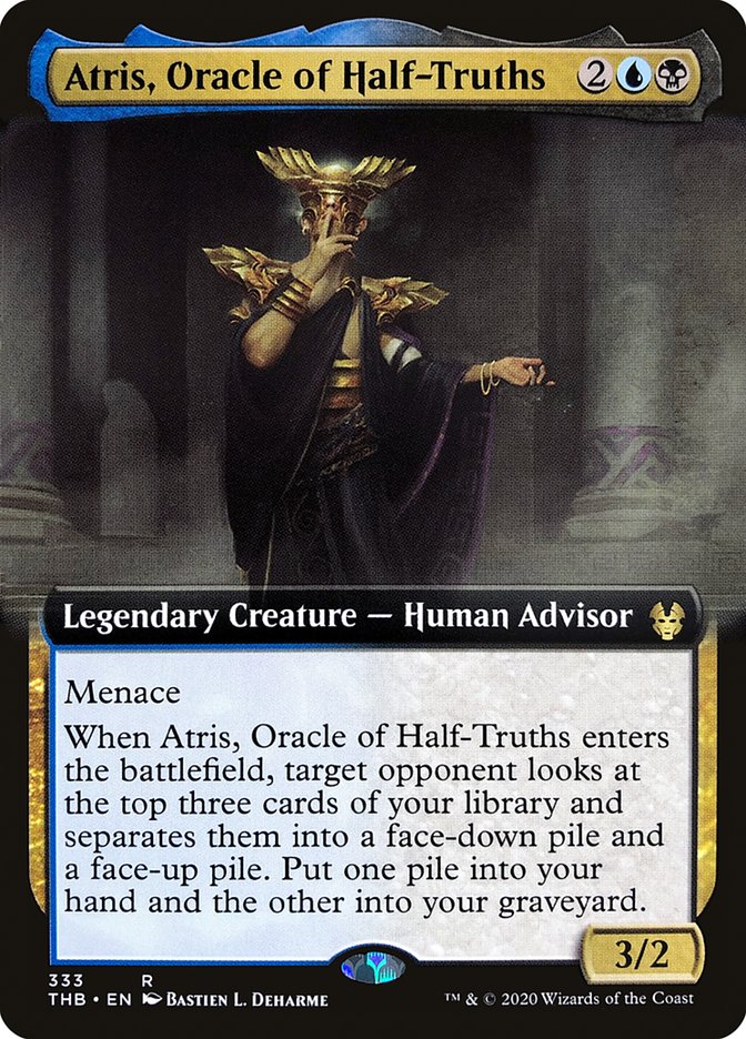 Atris, Oracle of Half-Truths, Theros beyond death Card Art