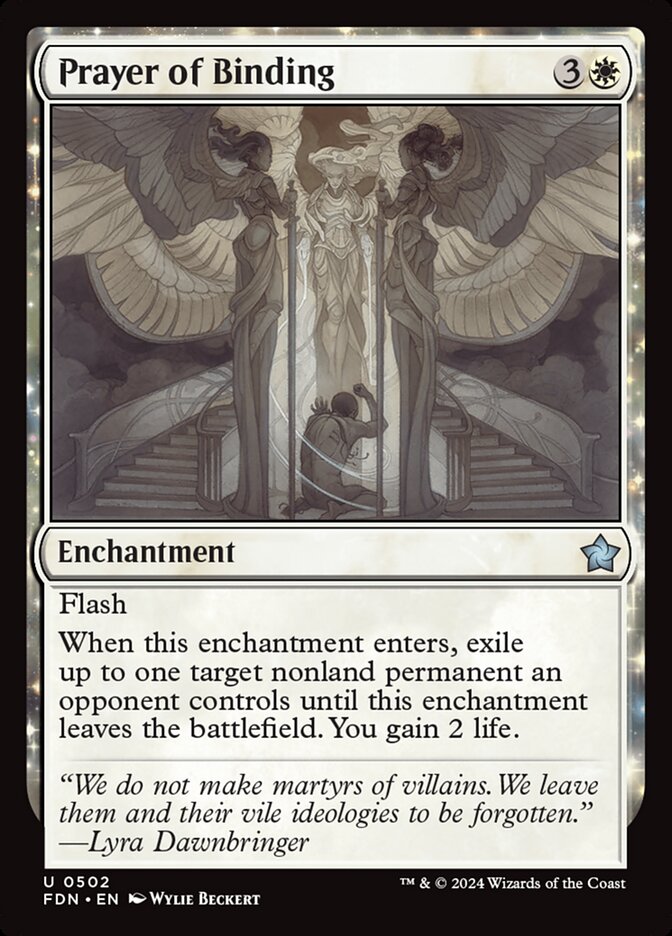 Prayer of Binding, Foundations Card Art