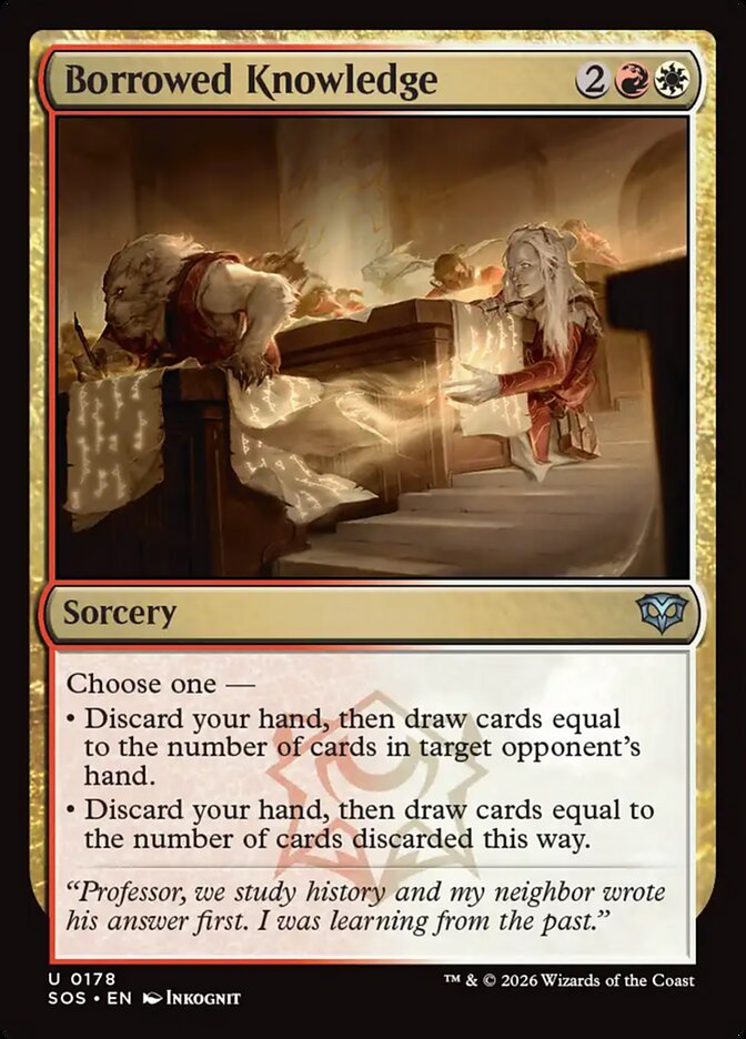 Borrowed Knowledge, Secrets Of Strixhaven Card Art
