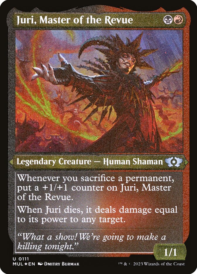 Juri, Master of the Revue - Etched Foil
