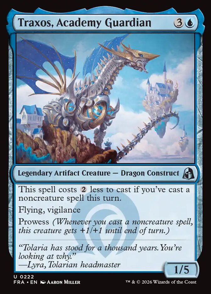 Traxos, Academy Guardian, Reality Fracture Card Art