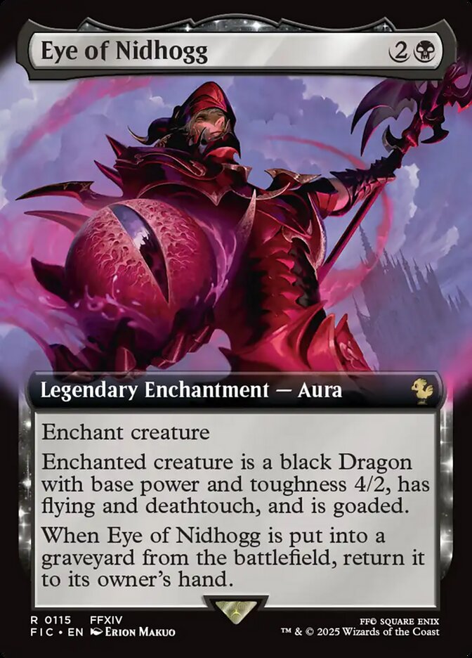 Eye of Nidhogg, Final fantasy commander Card Art