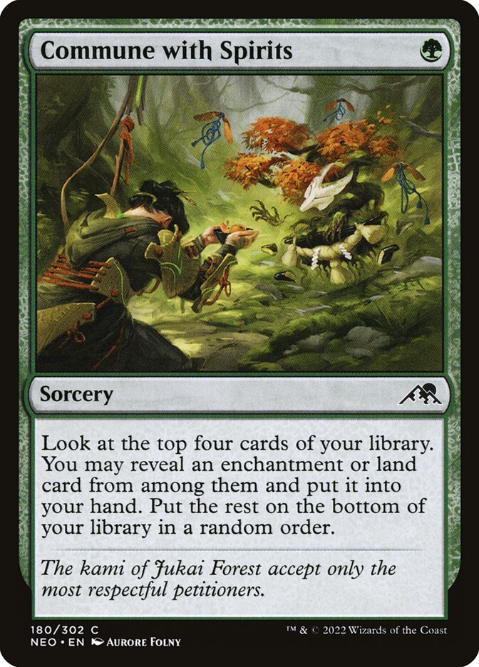 Commune with Spirits, Kamigawa: neon dynasty Card Art
