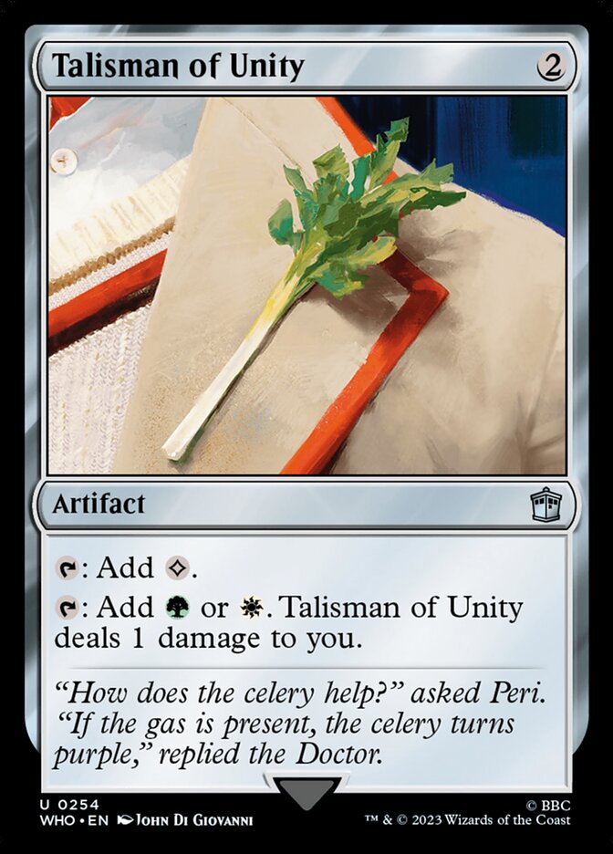 Talisman of Unity, Doctor Who Card Art