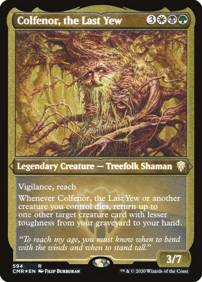 Colfenor, the Last Yew - Etched Foil