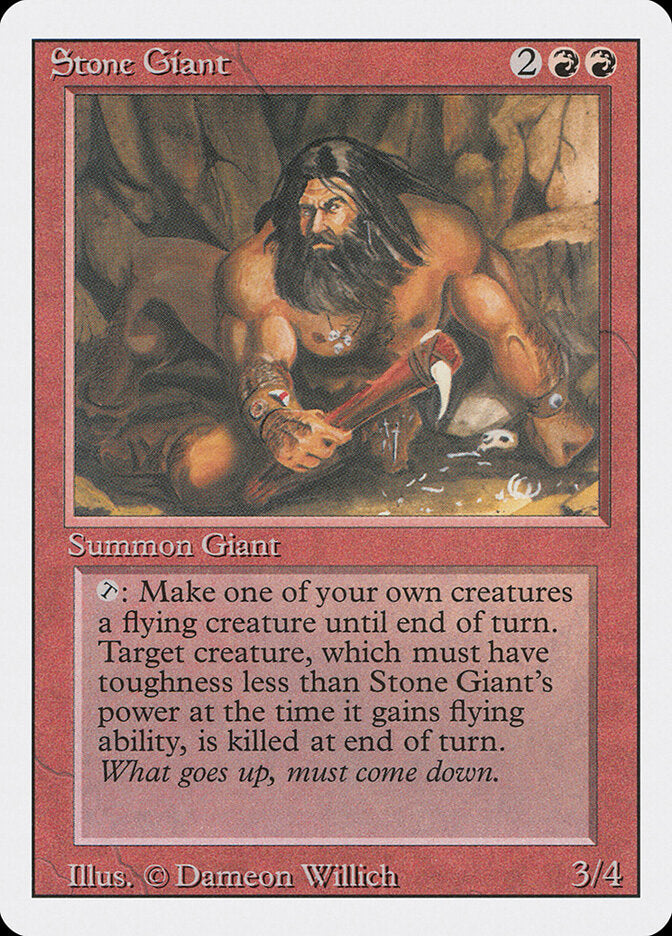 Stone Giant, Revised Edition Card Art