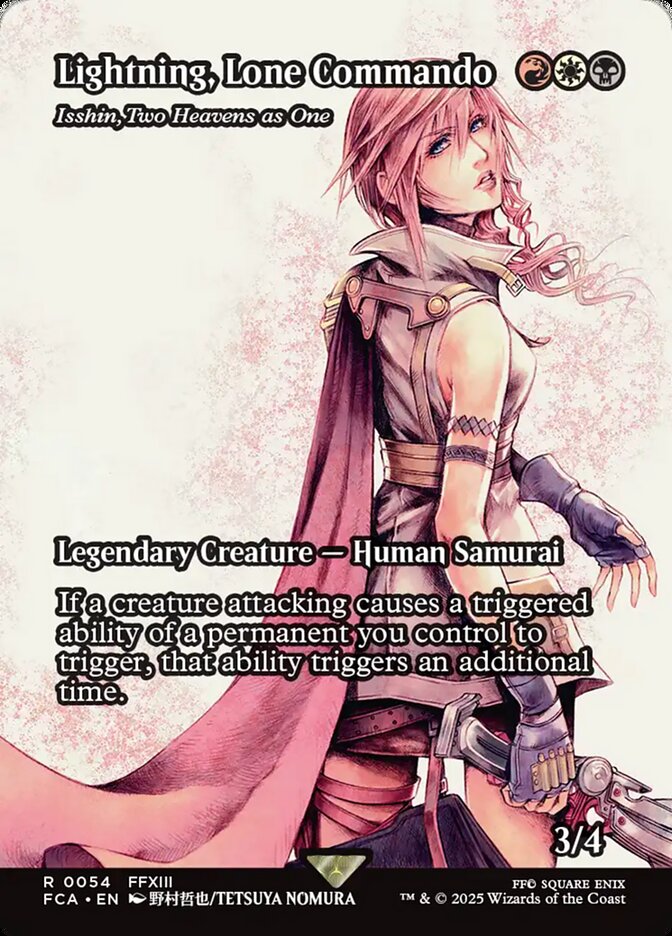 Isshin, Two Heavens as One, Final fantasy: through the ages Card Art