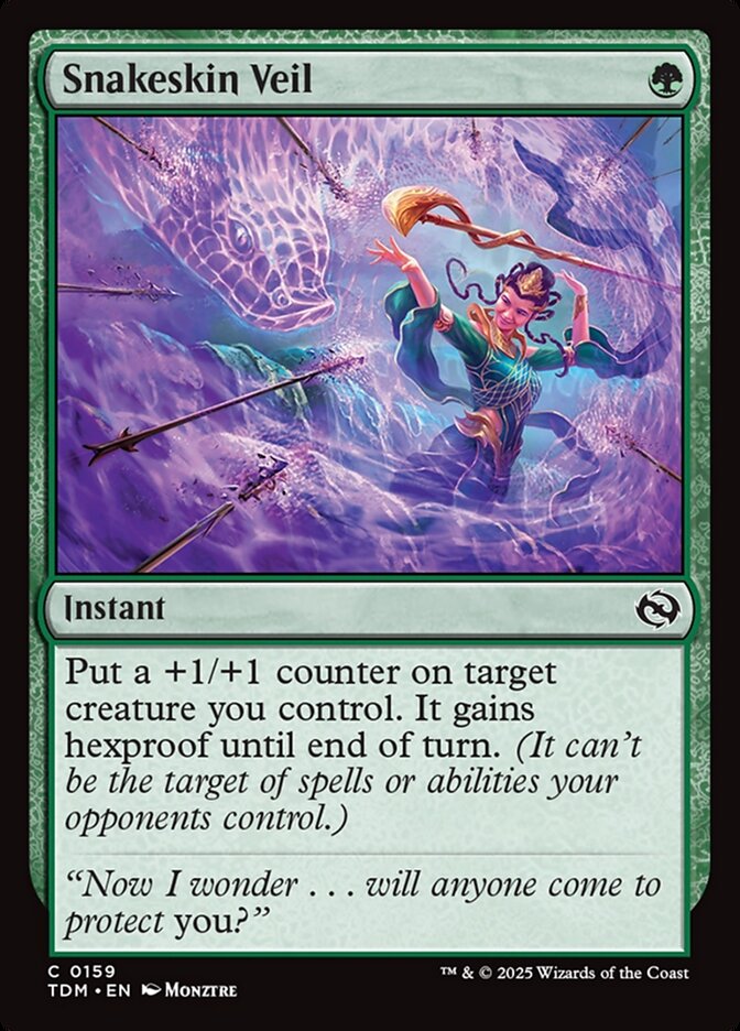 Snakeskin Veil, Tarkir: dragonstorm Card Art