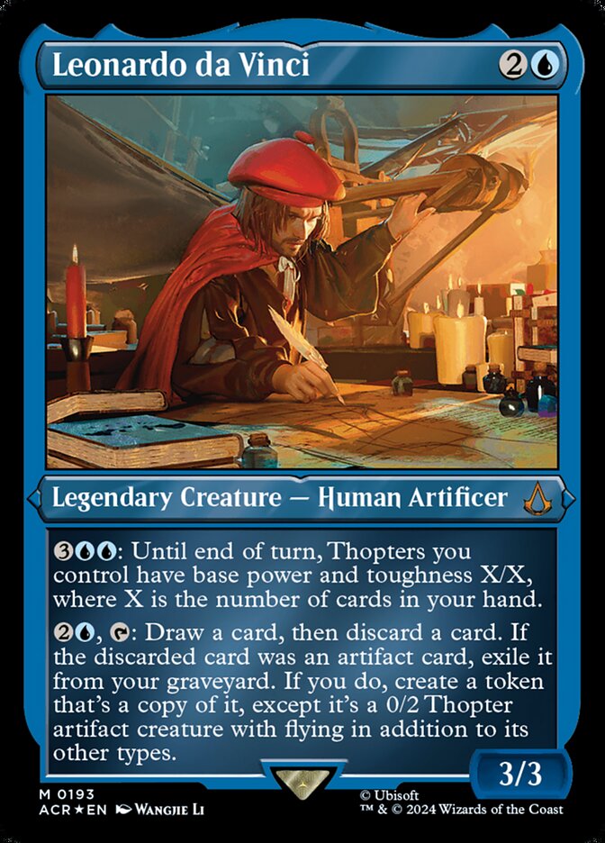 Leonardo da Vinci, Assassin'S Creed Card Art