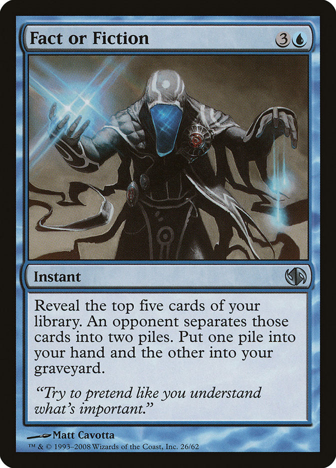 Fact or Fiction, Duel Decks: Jace Vs. Chandra Card Art