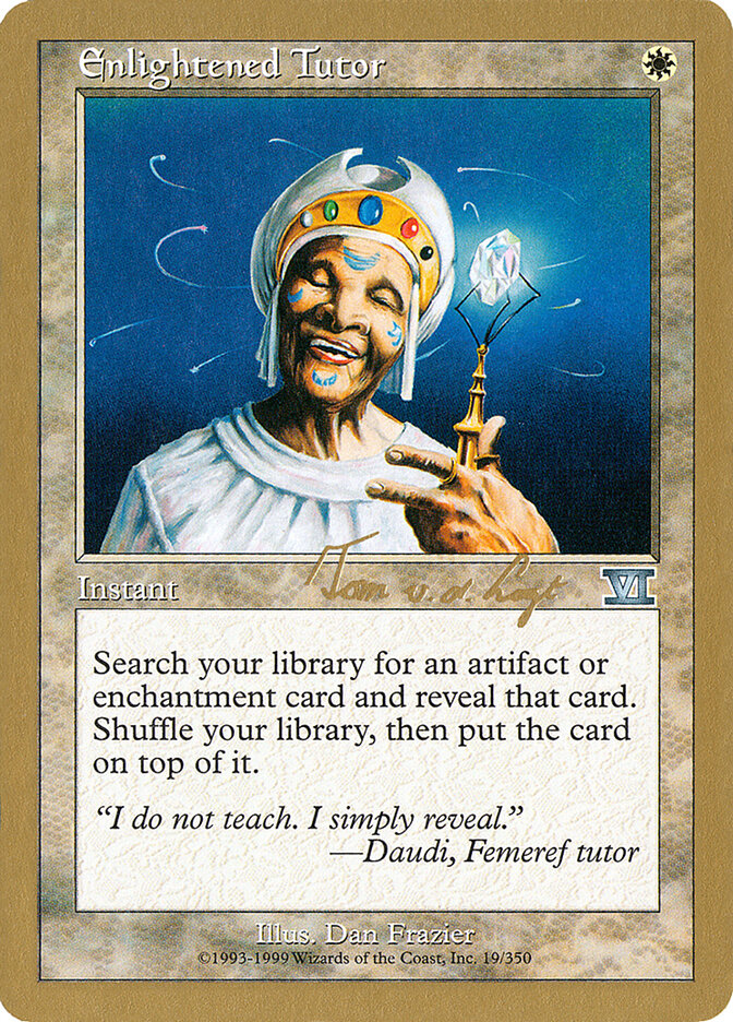 Enlightened Tutor, World Championship Decks 2000 Card Art