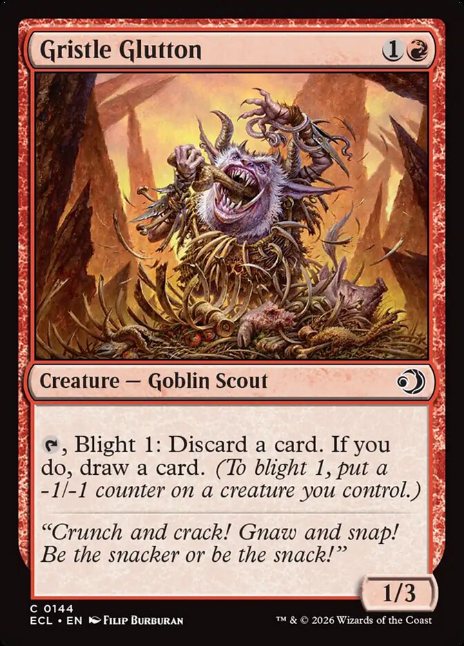 Gristle Glutton, Lorwyn Eclipsed Card Art
