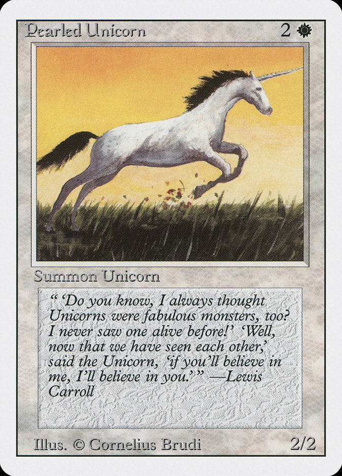 Pearled Unicorn, Revised edition Card Art