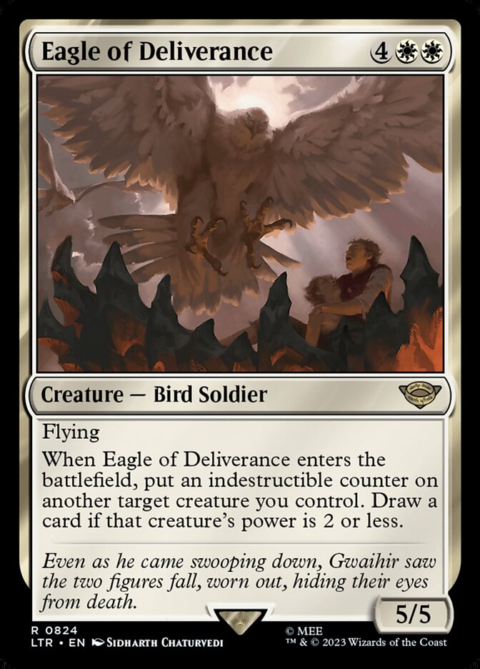 Eagle of Deliverance, The Lord Of The Rings: Tales Of Middle-Earth Card Art