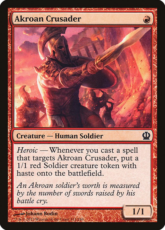 Akroan Crusader, Theros Card Art