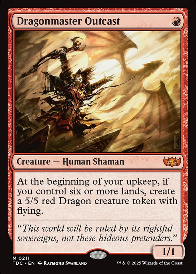 Dragonmaster Outcast, Tarkir: dragonstorm commander Card Art