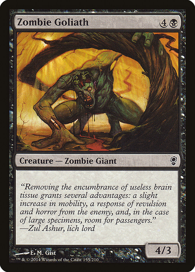 Zombie Goliath, Conspiracy Card Art