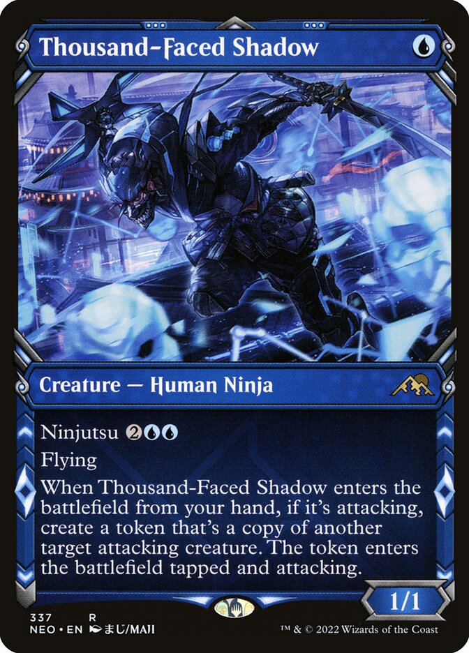 Thousand-Faced Shadow, Kamigawa: Neon Dynasty Card Art