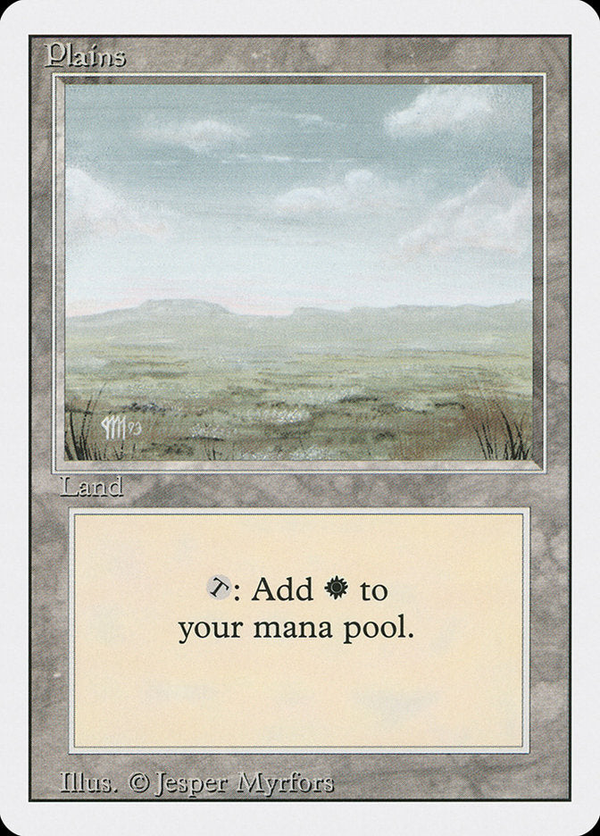 Plains, Revised edition Card Art