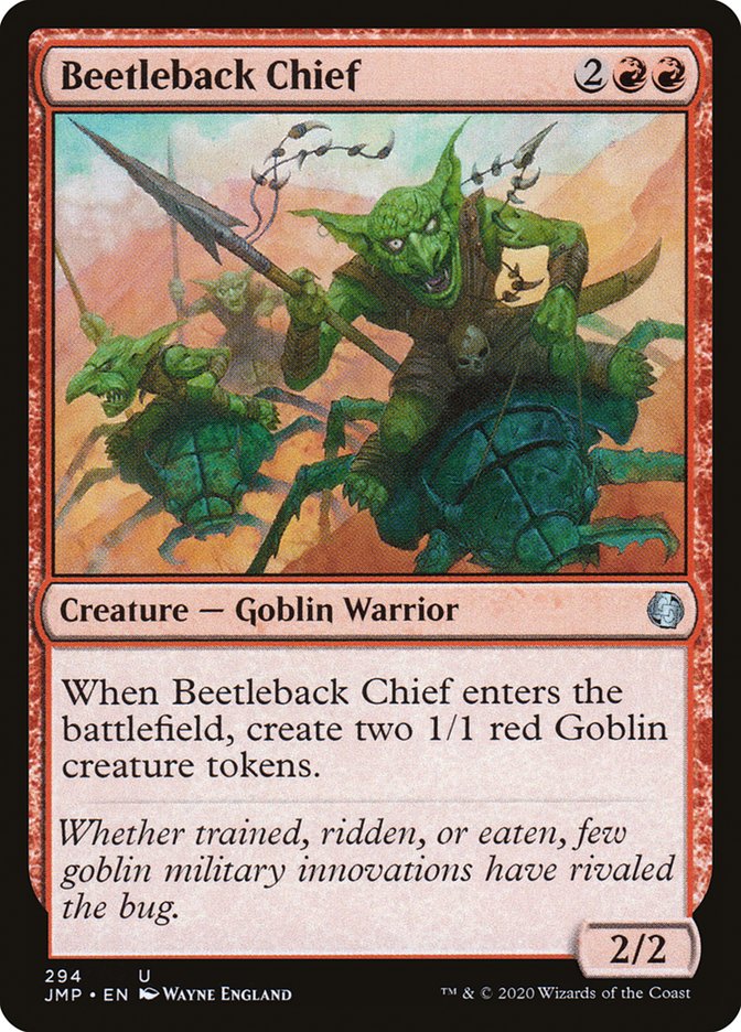 Beetleback Chief, Jumpstart Card Art