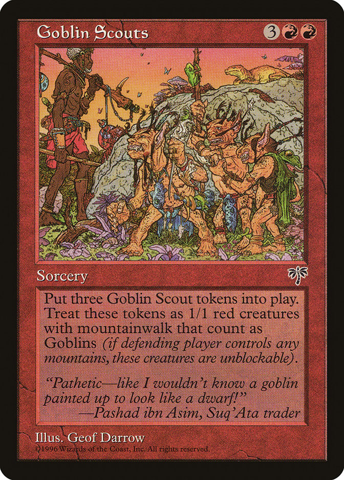 Goblin Scouts, Mirage Card Art
