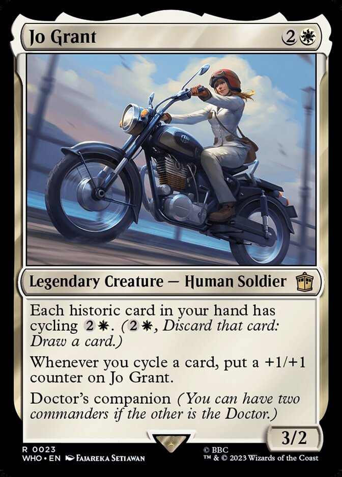 Jo Grant, Doctor Who Card Art