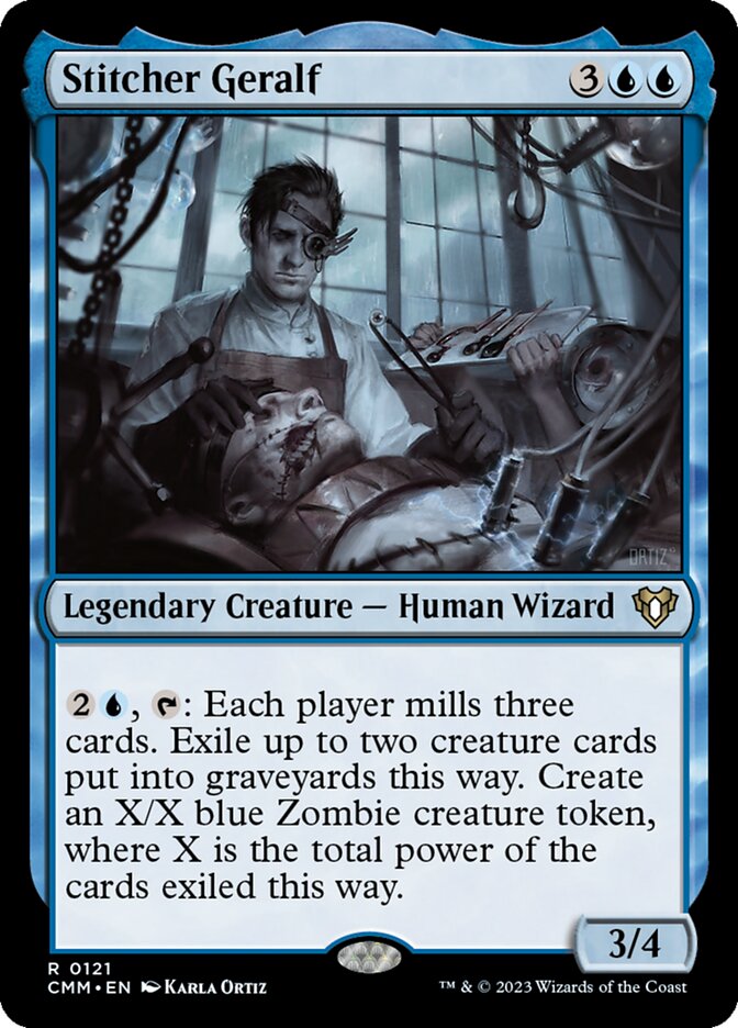 Stitcher Geralf, Commander masters Card Art
