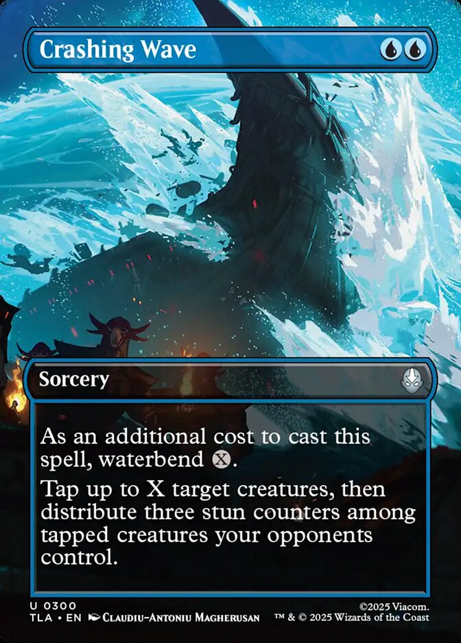 Crashing Wave, Avatar: The Last Airbender Card Art