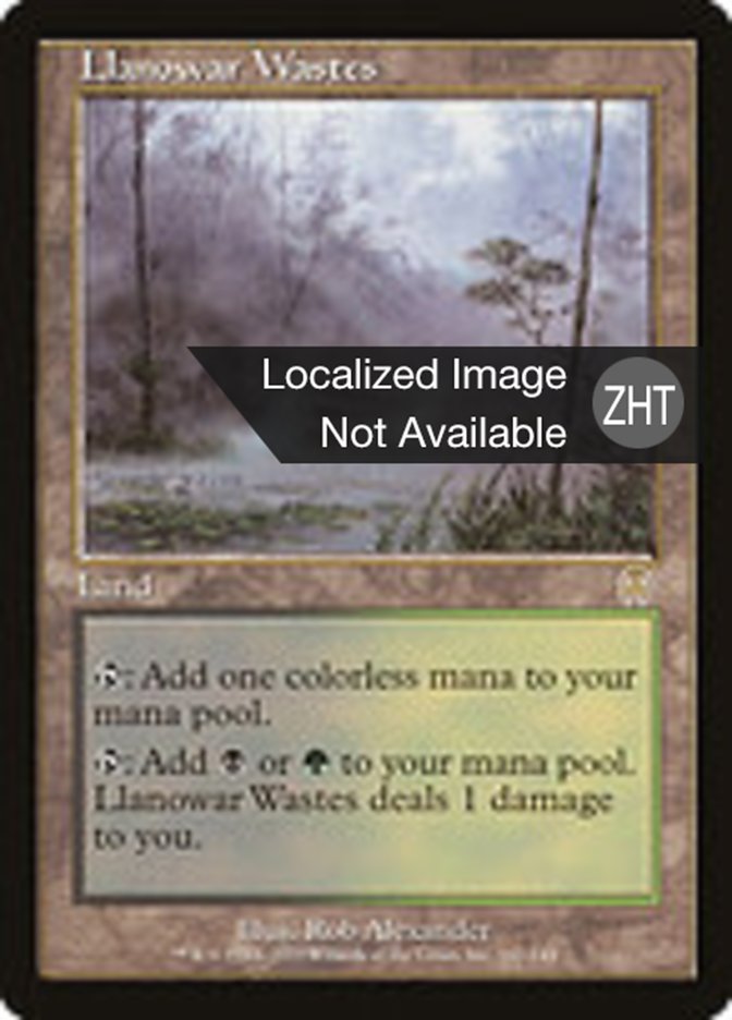 Llanowar Wastes, Apocalypse Card Art