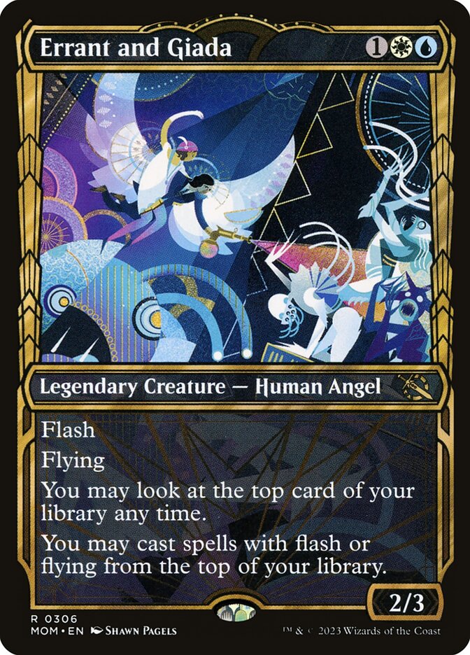 Errant and Giada, March Of The Machine Card Art