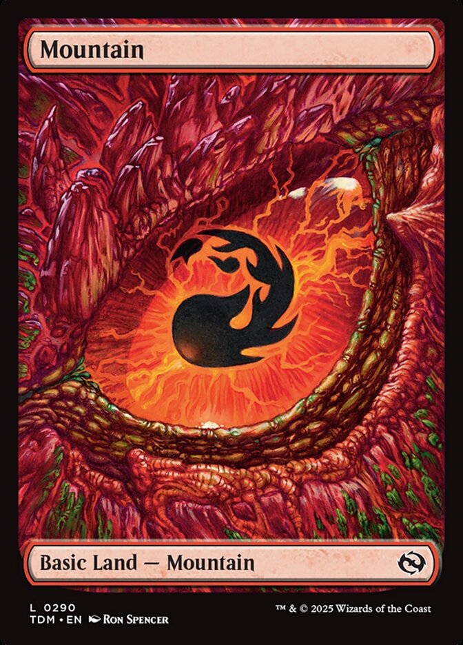 Mountain, Tarkir: dragonstorm Card Art