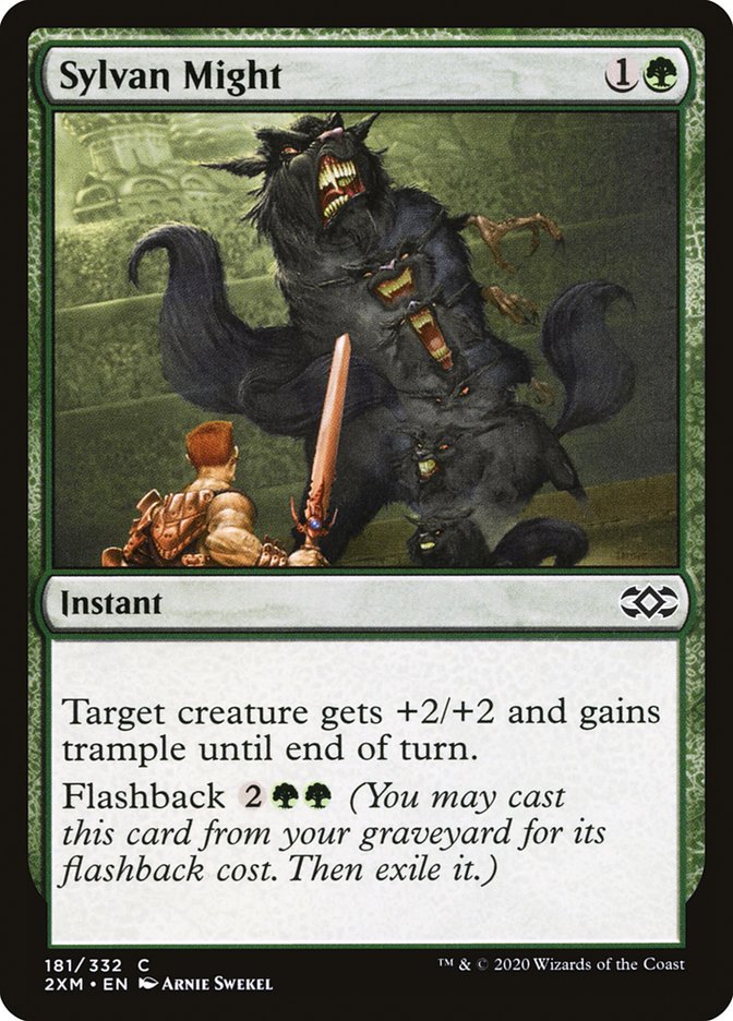 Sylvan Might, Double masters Card Art