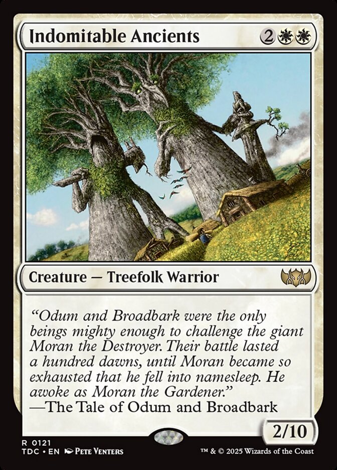 Indomitable Ancients, Tarkir: Dragonstorm Commander Card Art