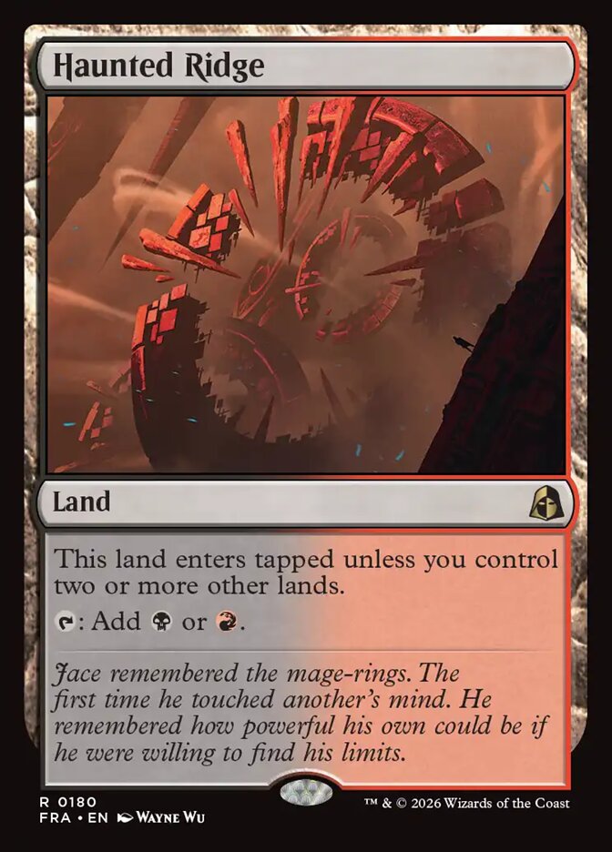 Haunted Ridge, Reality Fracture Card Art
