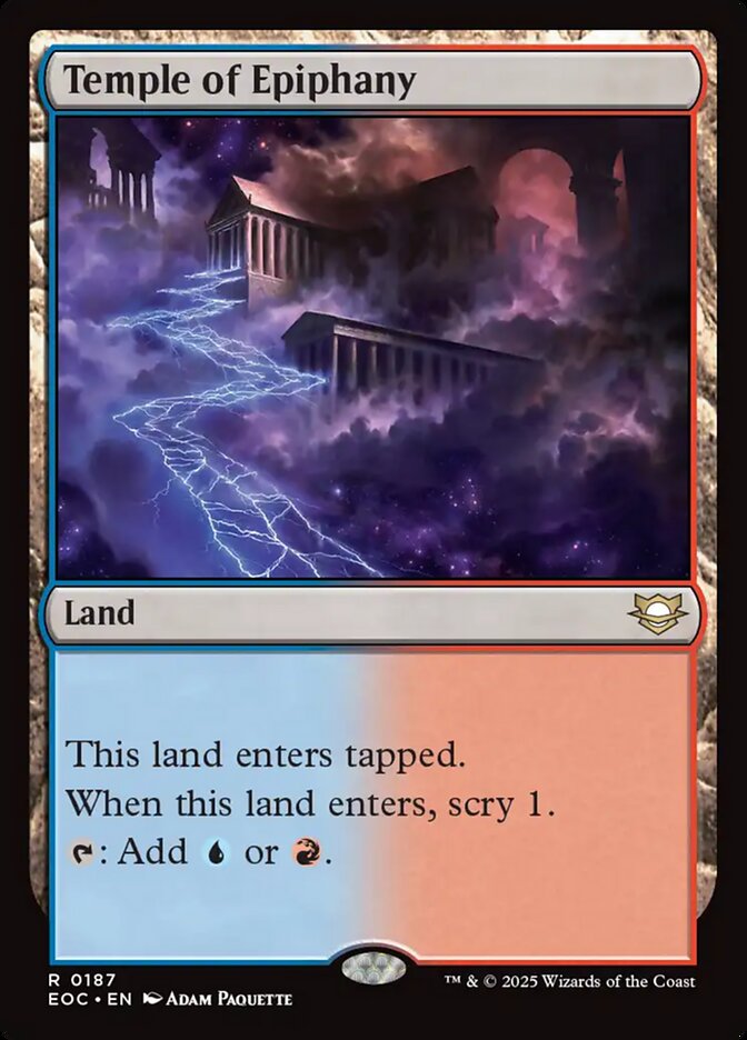 Temple of Epiphany, Edge Of Eternities Commander Card Art